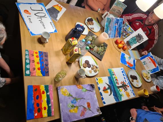 Kunstwerke aus der Kreativ-Werkstatt