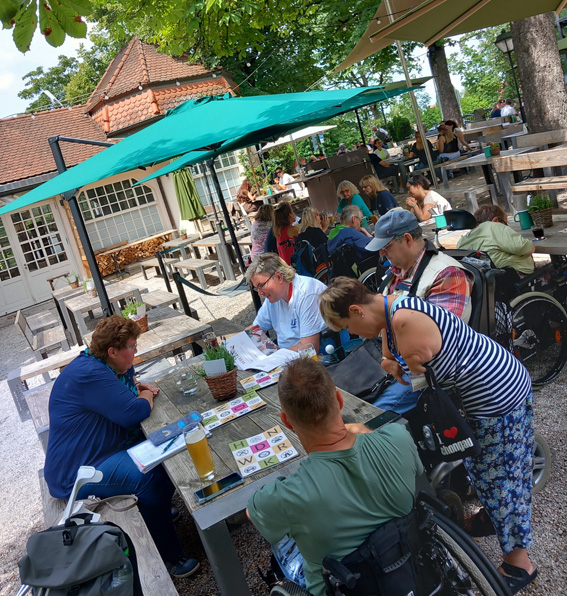Unsere Kulturfahrt nach dem Besuch der Auer Dult im Biergarten
