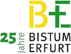 Logo des Bistums Erfurt zum 25jährigen Jubiläum