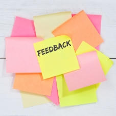 Post-Its mit dem Wort